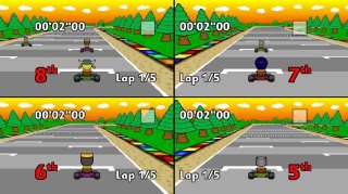 Wacky Karts - 4 player split screen racing Wacky Karts - 4 player split screen racing