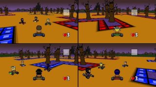 Wacky Karts - 4 player split screen battle mode Wacky Karts - 4 player split screen battle mode